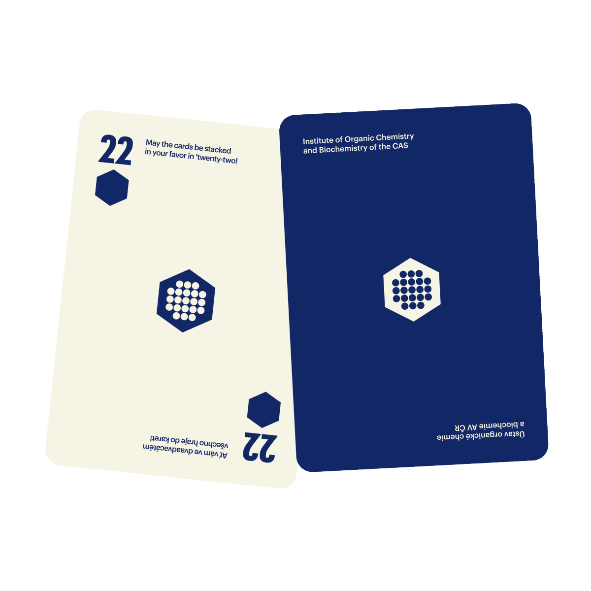 IOCBPrague's tweet photo. May the cards be stacked 
in your favor in 'twenty-two!  

Ať vám ve dvaadvacátém 
všechno hraje do karet! https://t.co/V73Bj3xfhU