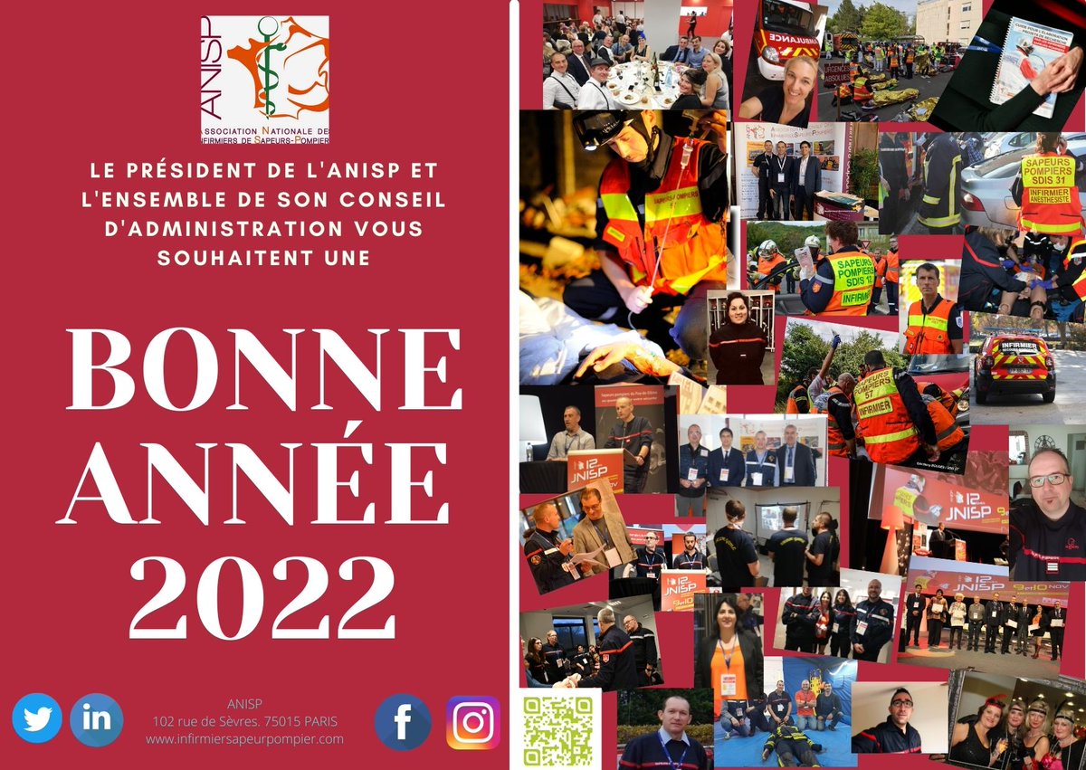 ANISPOfficiel's tweet photo. Le Président de l'@ANISPOfficiel et l'ensemble des membres du conseil d'administration vous souhaitent une très belle et heureuse nouvelle année 2022 !! Bonne garde aux travailleurs https://t.co/r8dg7eLKkS