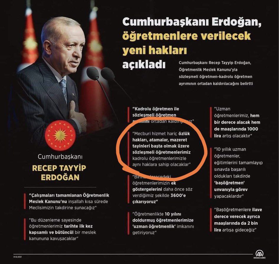 edaoksuz16's tweet photo. #SozlesmeliOgrtEsDurum
Müjde verdiniz umutlandık. Madem ki sözleşmeli ile kadrolu ayrımı kalkıyor. Eş özrü hakkını da istiyoruz. Anayasal hakkımız olan aile birliğimizi verin . https://t.co/9FPm4ld3qy