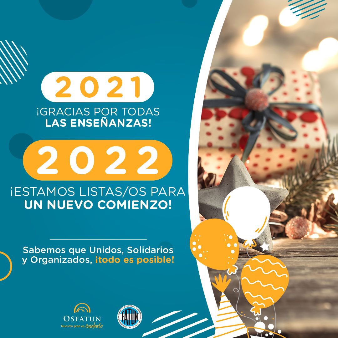 Están llegando 365 nuevas oportunidades... ¡Aprovechalas y disfrutalas! 🙌🏻
¡Feliz Año Nuevo!🥂

#osfatun #obrasocial #argentina #nodocente #fatun #nuestroplanescuidarte #salud #añonuevo #felizañonuevo
