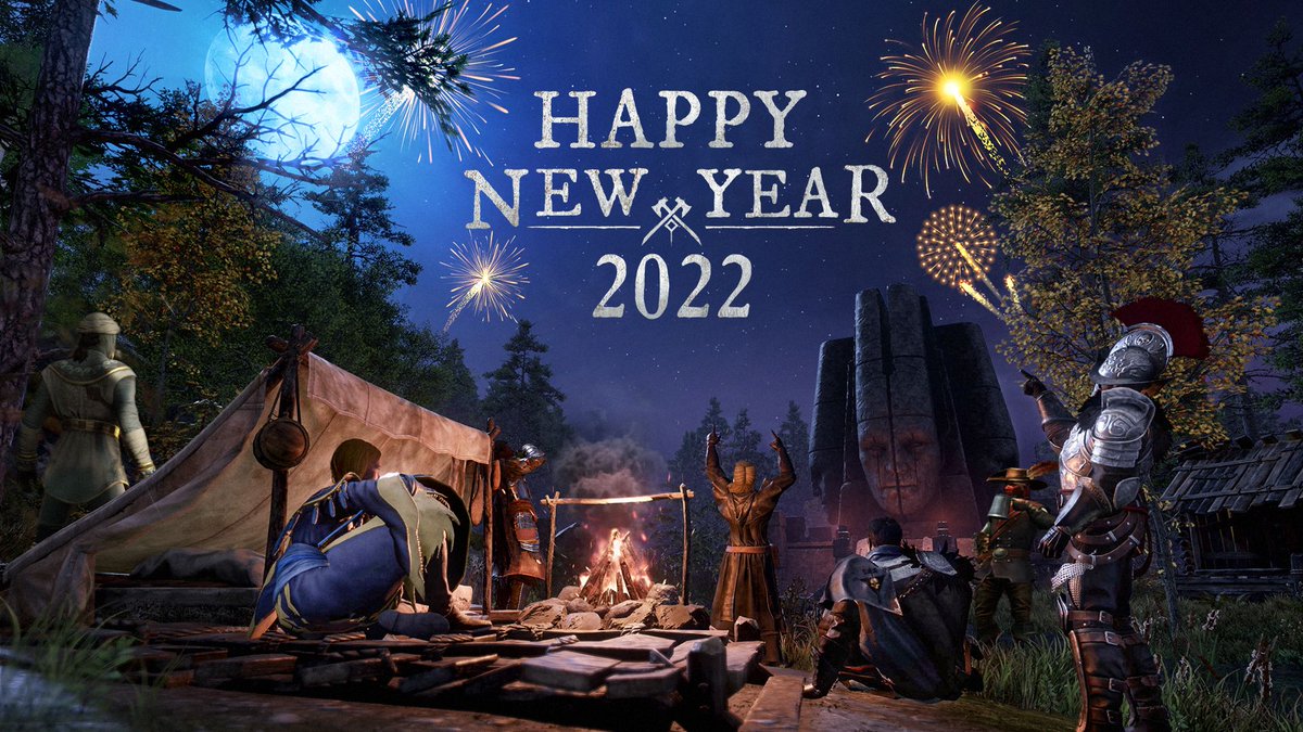 Wishing all of our Adventurers a #HappyNewYear!!

What are your New World resolutions for 2022?