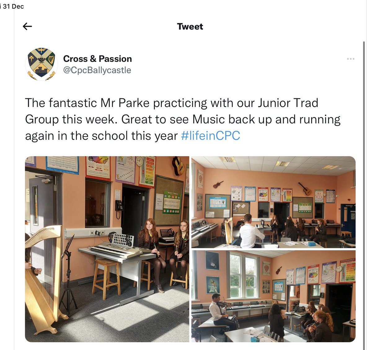 CpcBallycastle's tweet image. September 

And everyone is back into the swing of things as the school life is vibrant!

#September2021