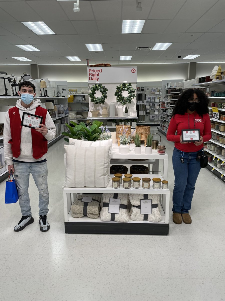 giselleTGT's tweet image. Better late then never, but congrats to Erickah and Kyle for winning our November and December #YouMakeTargerAward. You two are exceptional! Thank you Kyle for completing backroom bootcamp before Christmas and thank you Erickah for being global! #Target #Lawrence #T3382