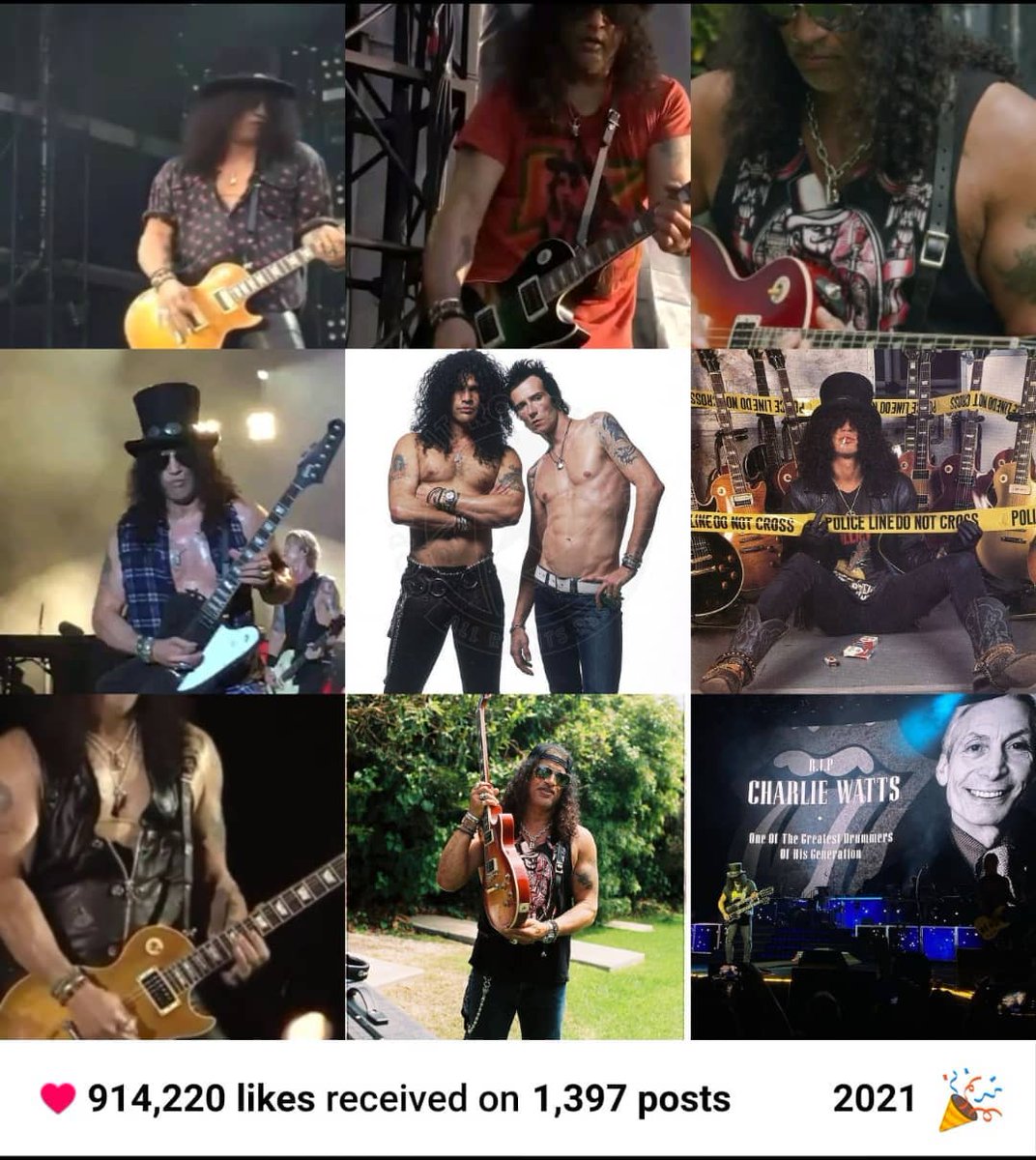SlashArmy_ARG's tweet photo. El Best Nine 2021 de Instagram 🎩🤘🏻🇦🇷

#Slash @Slash #RnFnR #GunsNRoses #SMKC #GNR #GnFnR #SlashSnakepit #VelvetRevolver #SlashArmyArg #BestNine #BestNine2021 #Instagram https://t.co/dJ4Cam1JDg