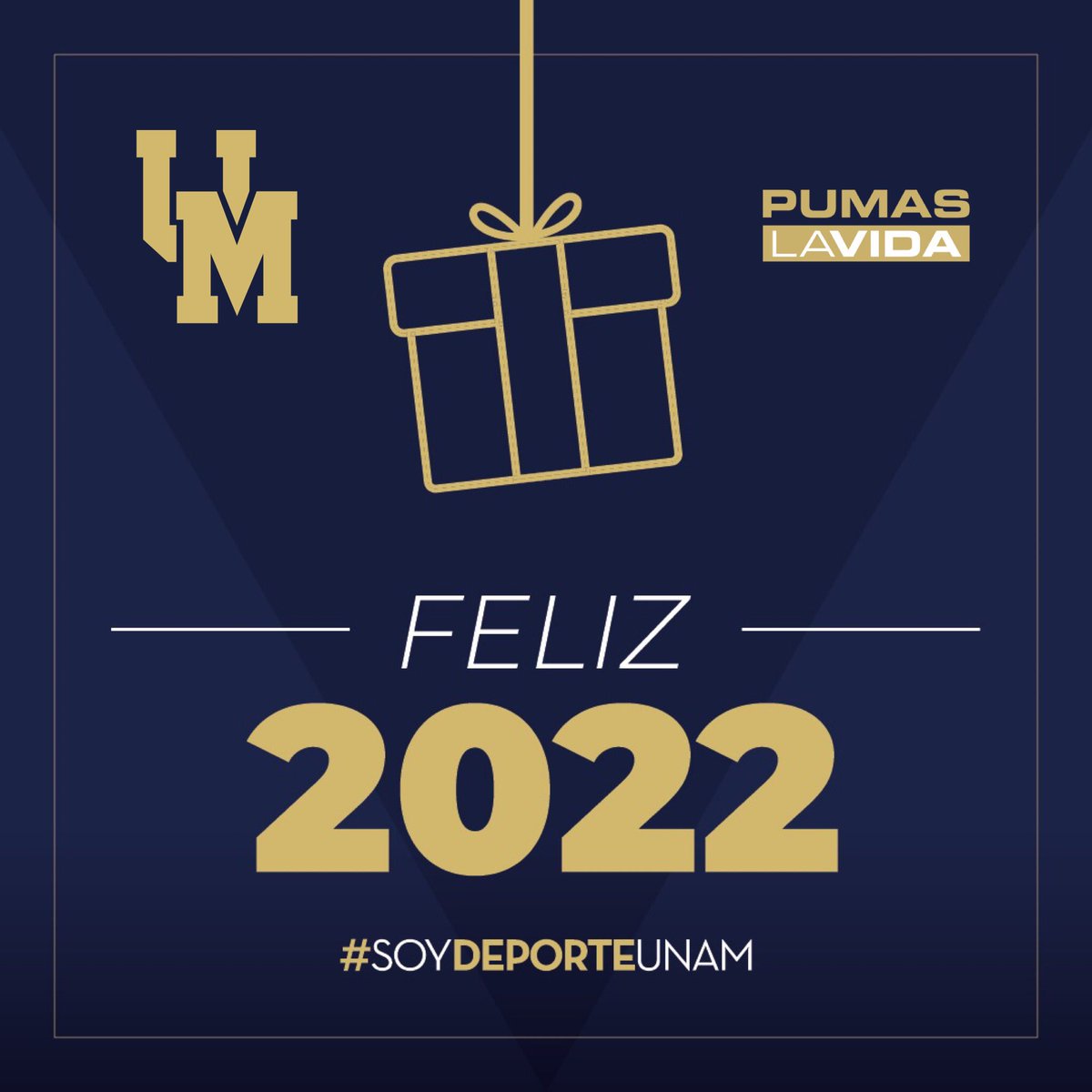 PumasCU_fba's tweet photo. 🏈¡Feliz #AñoNuevo! 🎉 Que 2022 sea un año lleno de éxitos para el Deporte Universitario 🎊 #SoyDeporteUNAM https://t.co/RcedfGxW7x