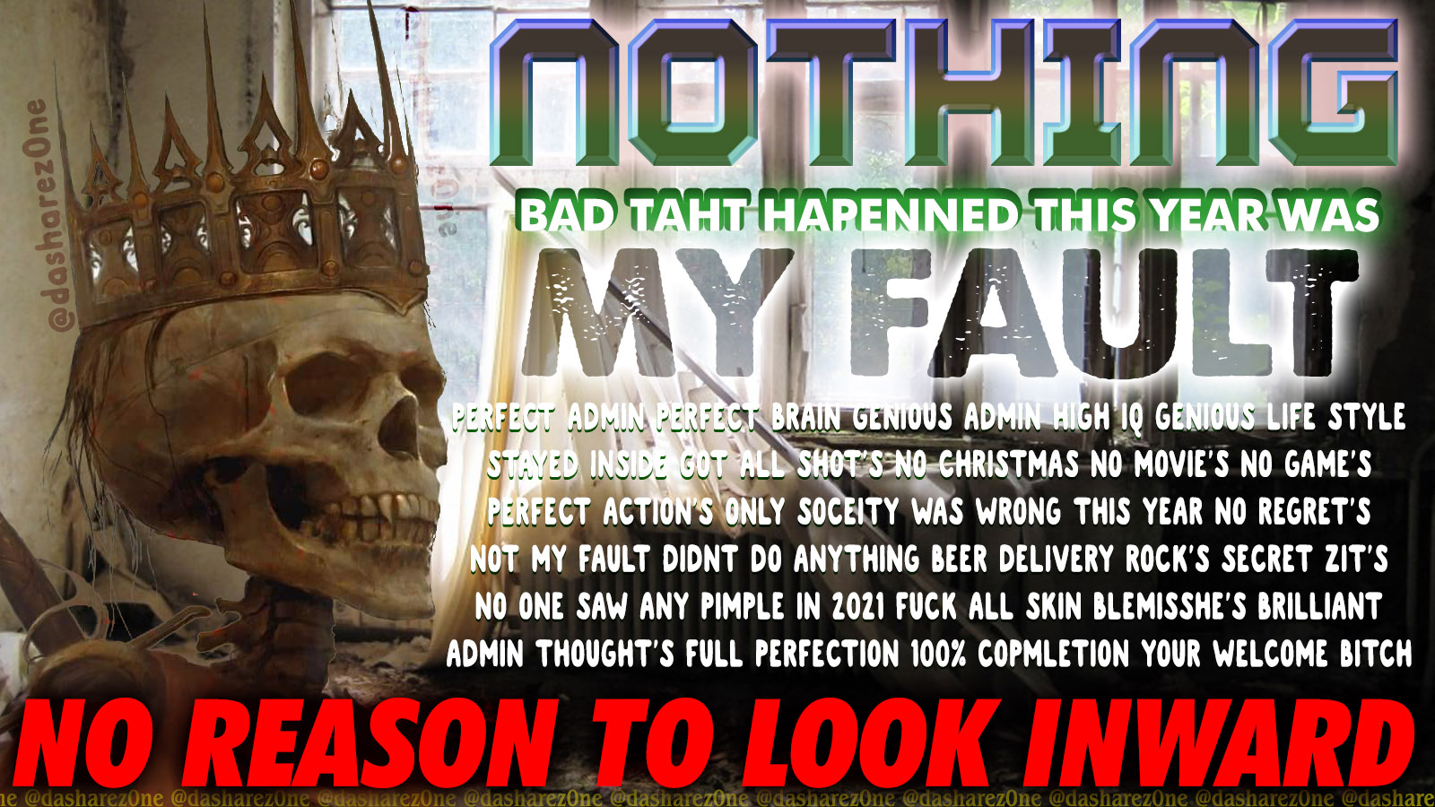 NOT MY FAULT - https://t.co/GfqwqHWv7Y ADMIN
