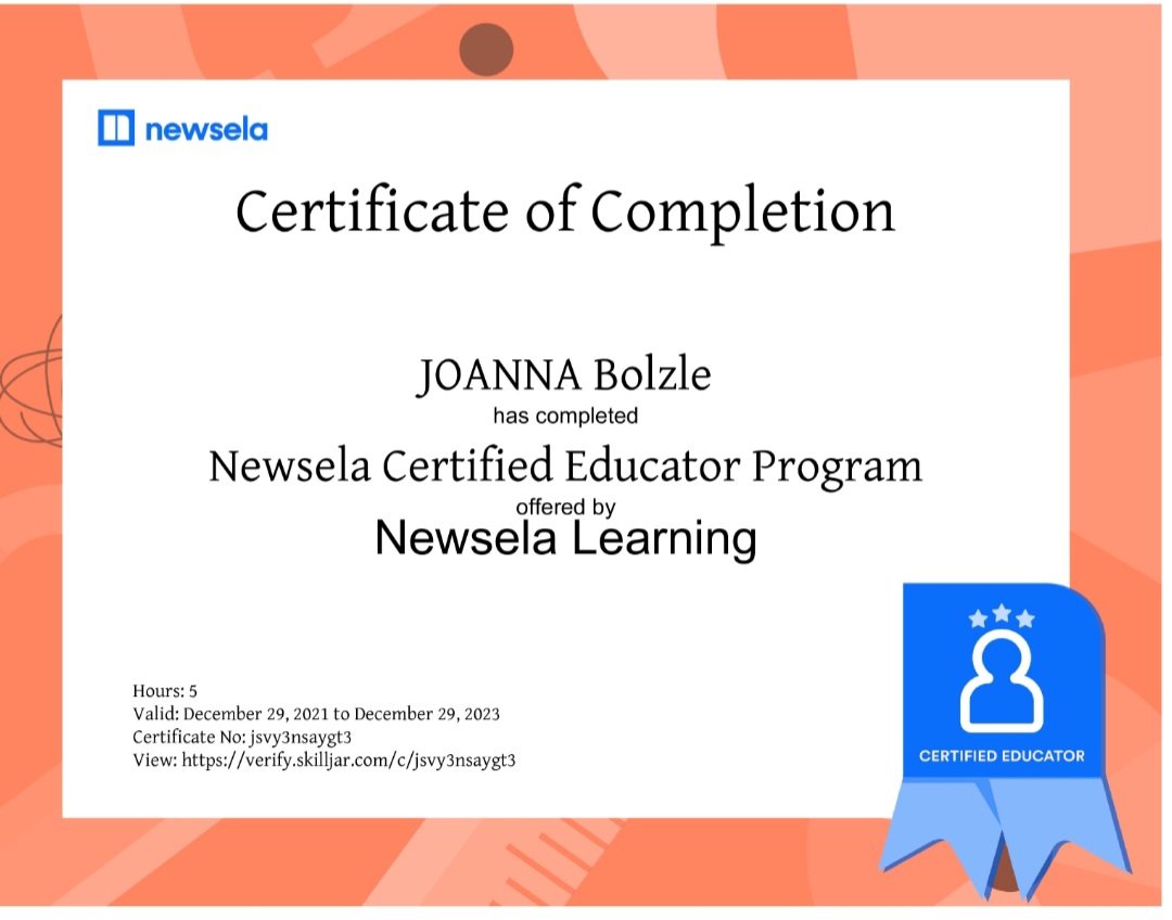 Excited to be a <a href="/Newsela/">Newsela</a> CE! #edtech <a href="/SAISD_EdTech/">Ed Tech, SAISD</a>