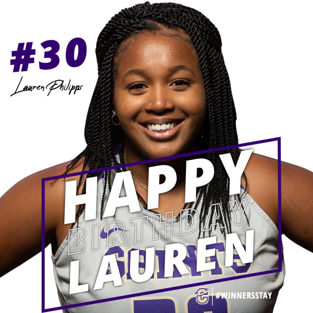 CCSaintsWBB's tweet photo. Happy Birthday to another one of our Saints!! 
Hope you have a great day. 💜🤍

#BeBetterBeDifferent #WinnersStay https://t.co/hJTobd2wec
