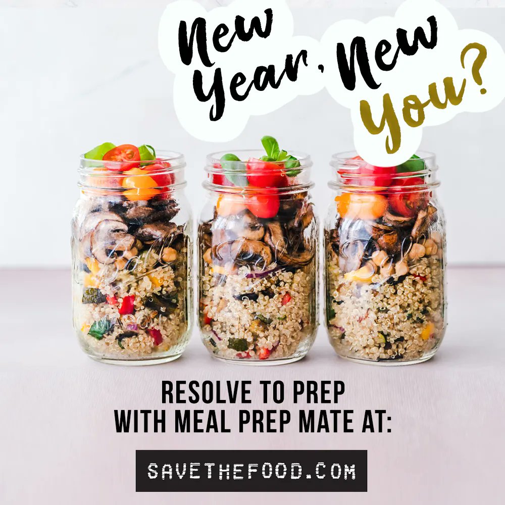 Wrapping up our Year of Rethinking Food Waste by encourage you to continue reducing #foodwaste in the New Year. Pledge to make more sustainable choices in 2022! Plan meals in advance, eat leftovers, &amp; compost 🌍
➡️buff.ly/2uaFRg6

PC: <a href="/SaveTheFood/">Save The Food 🍓</a>
#FoodforThoughtFriday