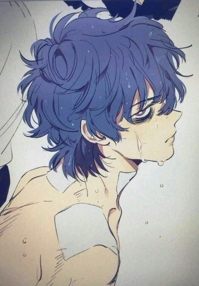 The purple haired male looks over at the other as he grabs his towel and reached up to clean his face off.

He had just finished bandaging himself off from his training staying quiet as he looks away 

"How was class today?"

He asked sliding his shirt on