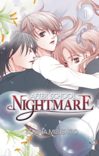found my setona mizushiro mangas&i have to shoutout After School Nightmare just bc it was so formative for me! high school boy with a lower female body gets his first period (i know) and is forced to fight his classmates to graduate. somehow manages to never say the word "trans"