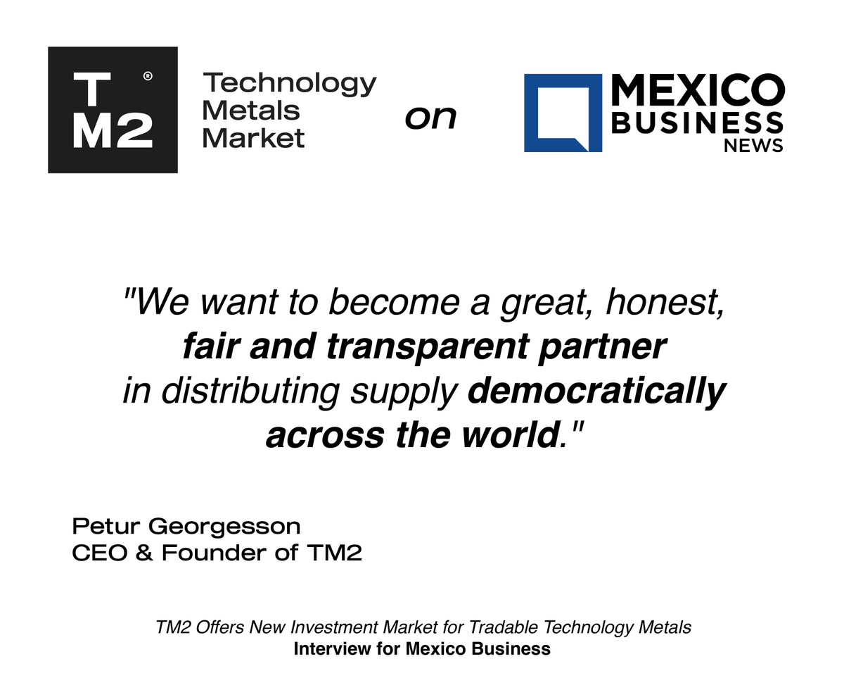 TM2dotcom's tweet photo. We are very excited to keep growing our global network and looking forward to more upcoming events for 2022.
Here you can read a conversation we had with Mexico Business News: https://t.co/ZUKRbxLrfF
Have a Happy New Year and stay safe! 🎊 https://t.co/BfOfHSS9l5