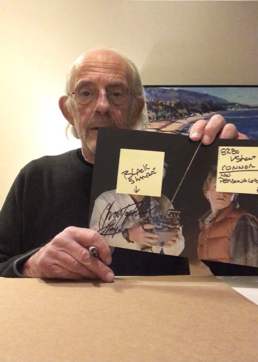vShoutOfficial's tweet photo. Thank you to all the fans that ordered a Christopher Lloyd #vshout! #backtothefuture #theaddamsfamily #taxi #angelsintheoutfield #docbrown https://t.co/ab5OE7GAyP