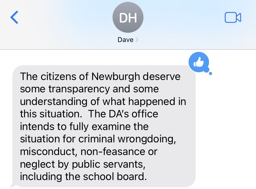 JUST IN - Orange County District Attorney Dave Hoovler confirms a criminal investigation is underway into today’s board vote giving suspended Newburgh superintendent Dr. Roberto Padilla six figures to cut ties after he was accused of sexual harassment.