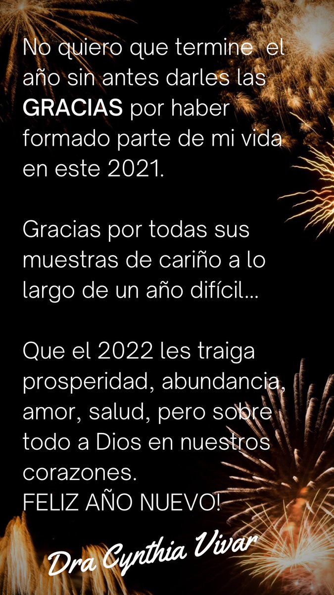 dravivar's tweet photo. Gracias! #Feliz2022 https://t.co/BYXFjkQhsX