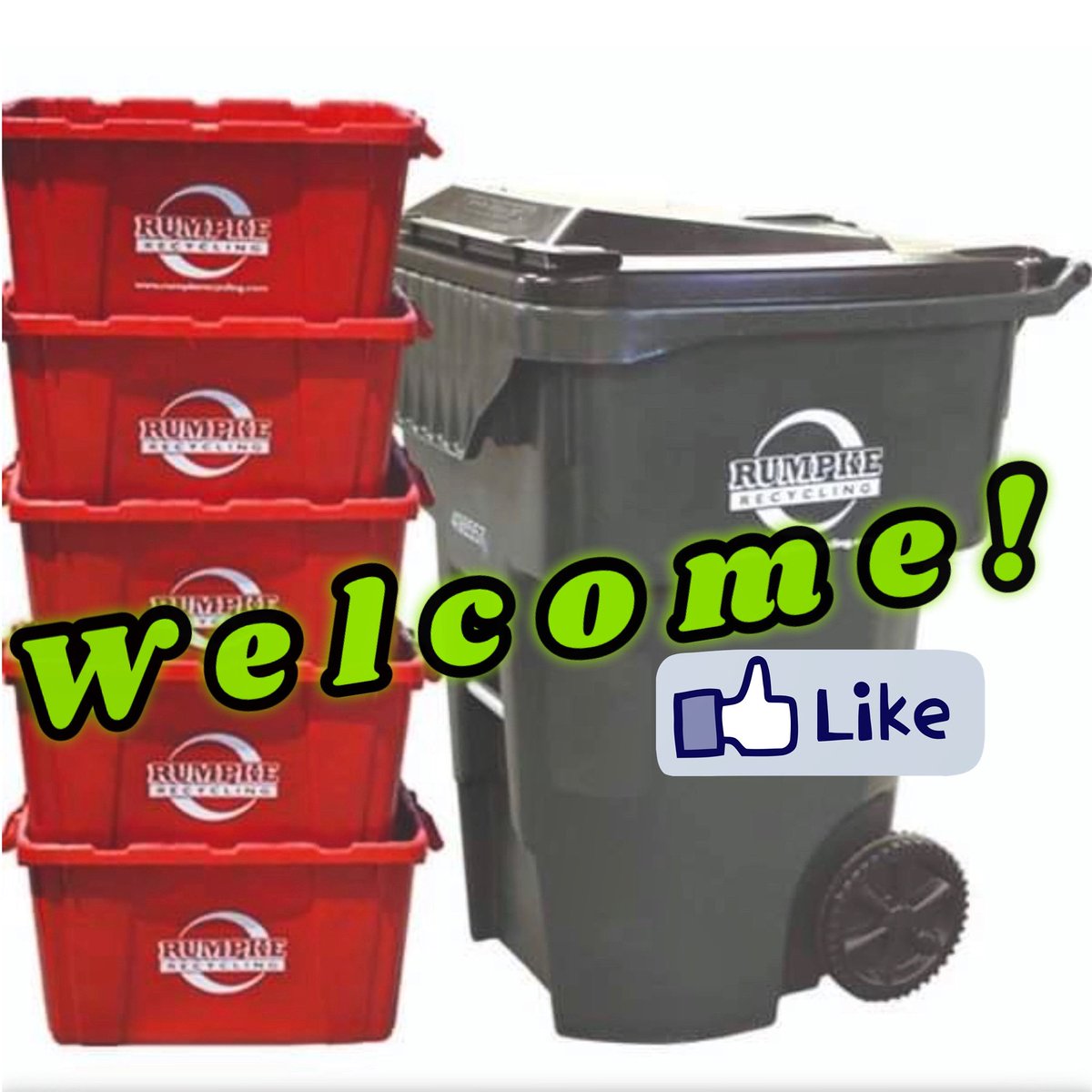 weThriveReading's tweet photo. We’d like to welcome the newest addition: recycling bins city-wide! The small totes are standard but if you anticipate overflowing the bin call Rumpke @ 800-828-8171 they will exchange for a cart, no extra charge. Big changes are coming to Reading in 2022! 😎👍 #readingohio https://t.co/HJrF4Fy0Nb