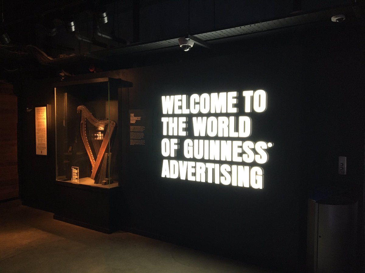 YouLean's tweet image. I am now suddenly a Guinness drinker out of nowhere. Had to re-visit the storehouse and appreciate the design/advertising anew.