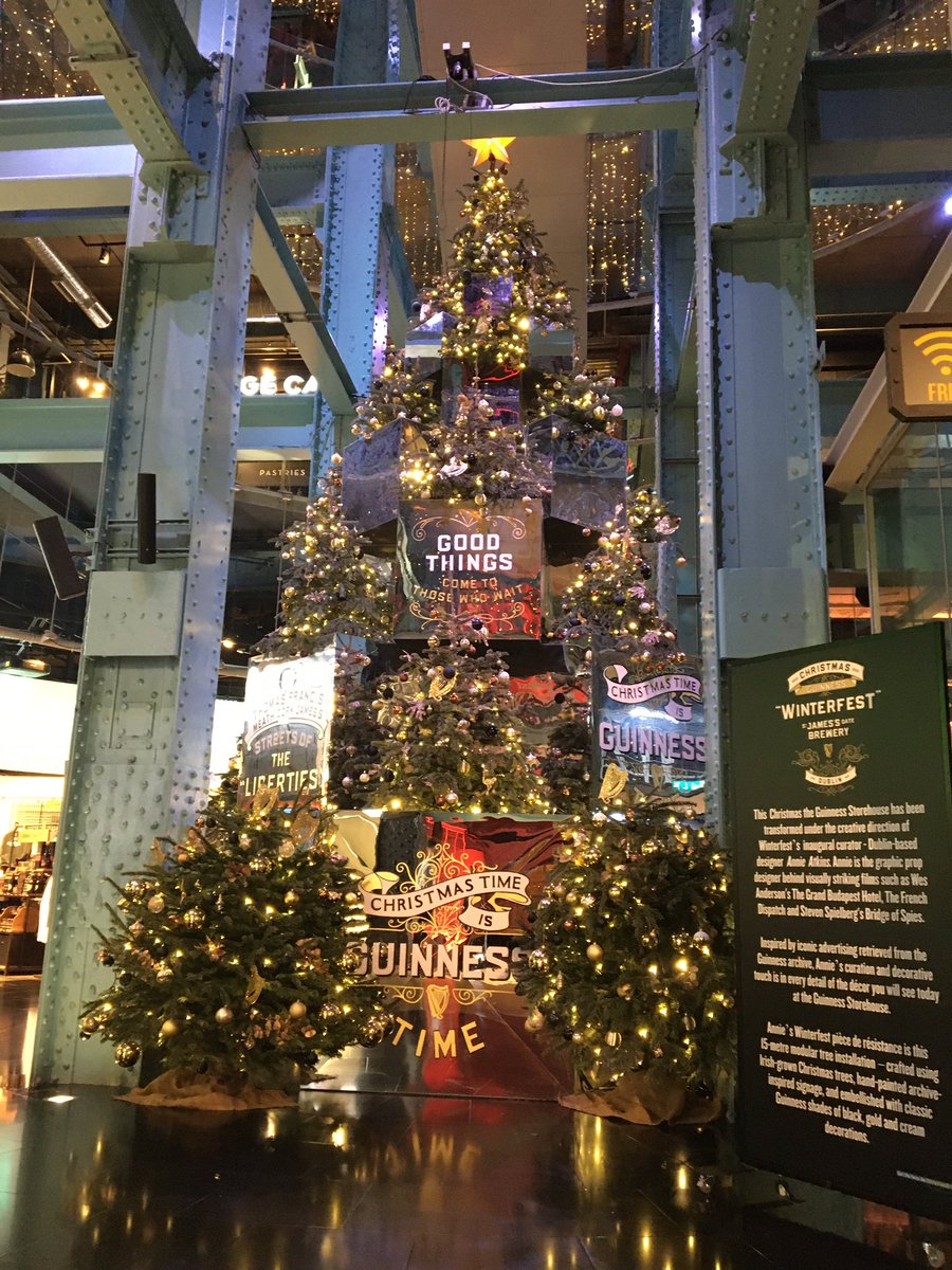 YouLean's tweet image. I am now suddenly a Guinness drinker out of nowhere. Had to re-visit the storehouse and appreciate the design/advertising anew.