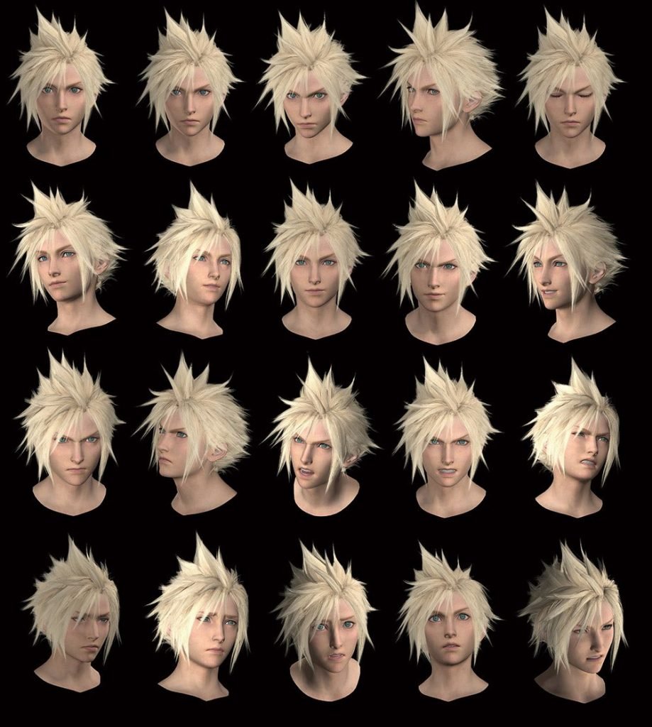 Today's Cloud of the day is Cloud's facial expressions!