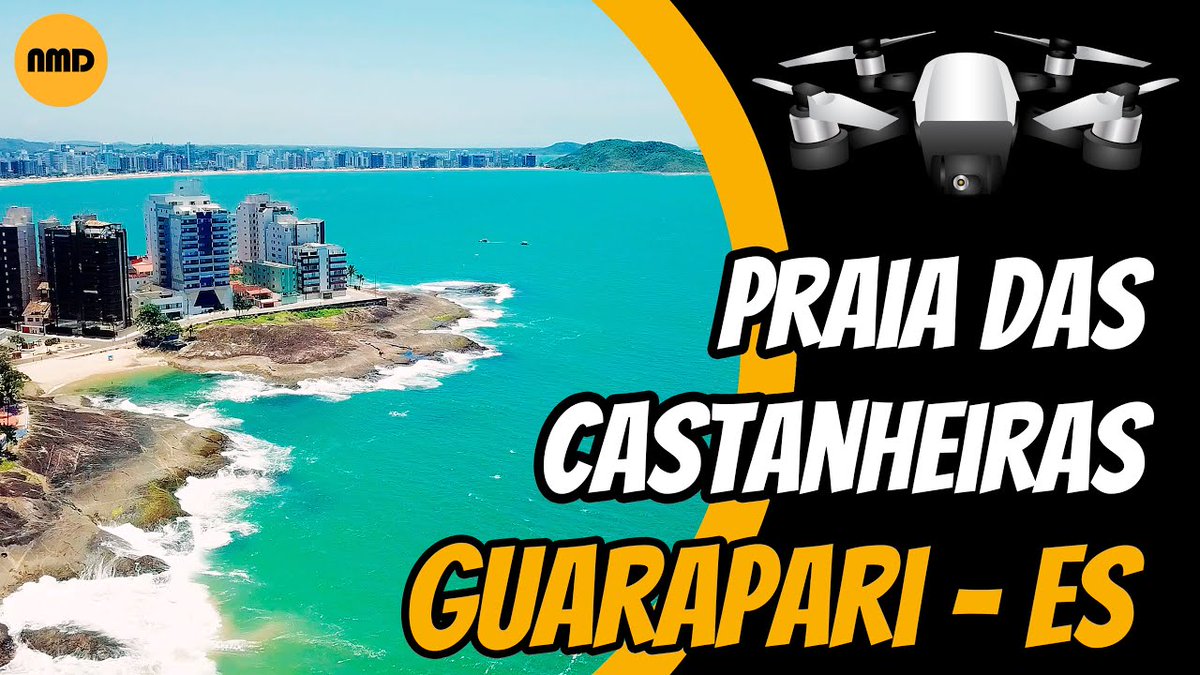 Canal_NMD's tweet photo. Drone sobrevoa a Praia das Castanheiras em Guarapari - ES
https://t.co/R0FtdBIopL

Essas árvores na beira da orla são castanheiras, por isso o nome da praia.
Em breve novos vídeos dos principais pontos turísticos de Espírito Santo. Se inscreva no canal para não perder! https://t.co/20Rf8oYOUe