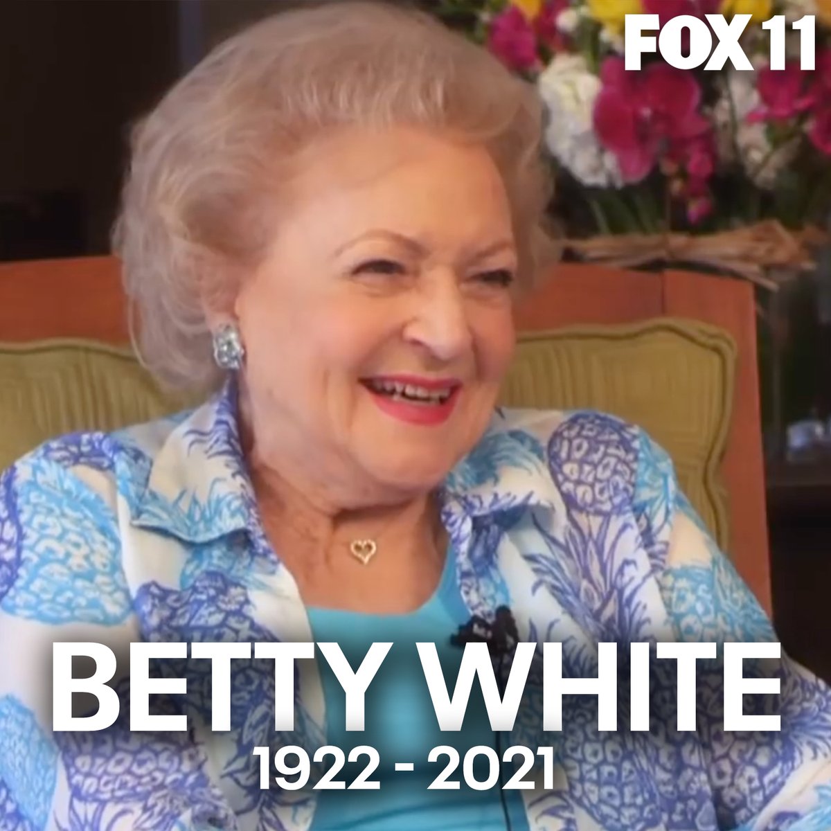 FOXLA's tweet image. REST IN PEACE: With an iconic career that has spanned over 80 years, legendary TV actress Betty White passed away at the age of 99, just weeks before her 100th birthday. bit.ly/3EJmHQj