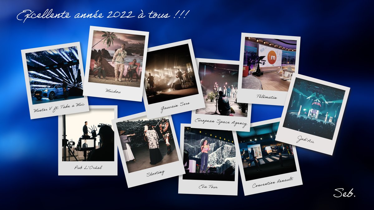 Ce n'était pas gagné d'avance mais on a quand même réussi à faire quelques trucs trés sympas cette année.
Mon souhait pour 2022:
du job, du love, la santé, et comme d'hab un maximum de kiffff.
Seb.