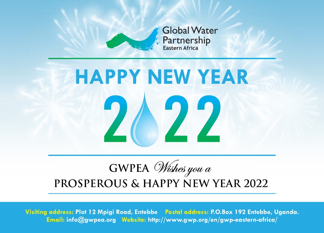 This comes with warm regards as we enter in the new year 2022. Thank you for always being there with #GWPEA. <a href="/adaptationfund/">Adaptation Fund</a> <a href="/GWPnews/">Global Water Partnership</a> <a href="/GWPSAF/">GWP Southern Africa</a> <a href="/min_waterUg/">MINISTRY OF WATER AND ENVIRONMENT 🇺🇬</a> <a href="/igadsecretariat/">IGAD Secretariat</a> @AustrianDev <a href="/nbiweb/">Nile Basin Initiative</a>