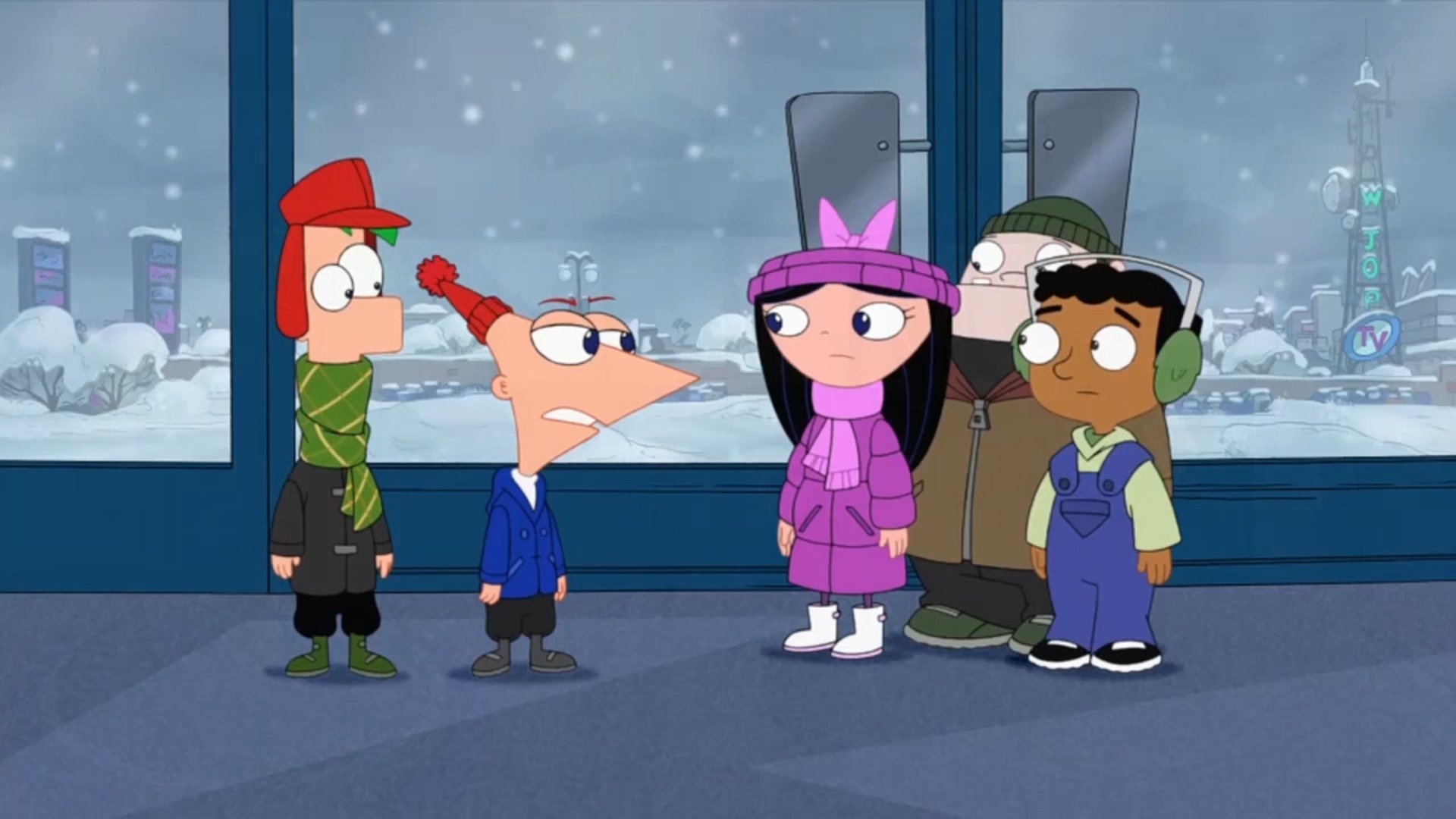 Phineas And Ferb Christmas Wallpaper