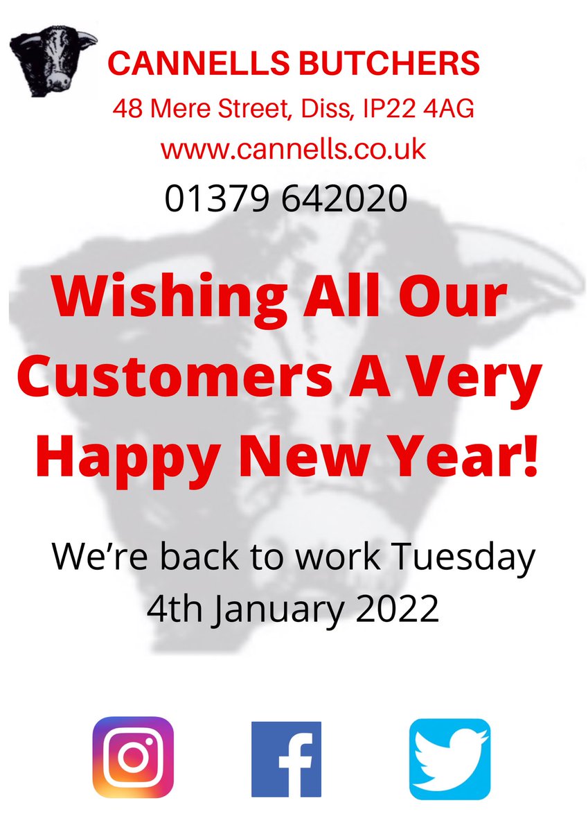 Happy New Year to all our customers! See you all in 2022.