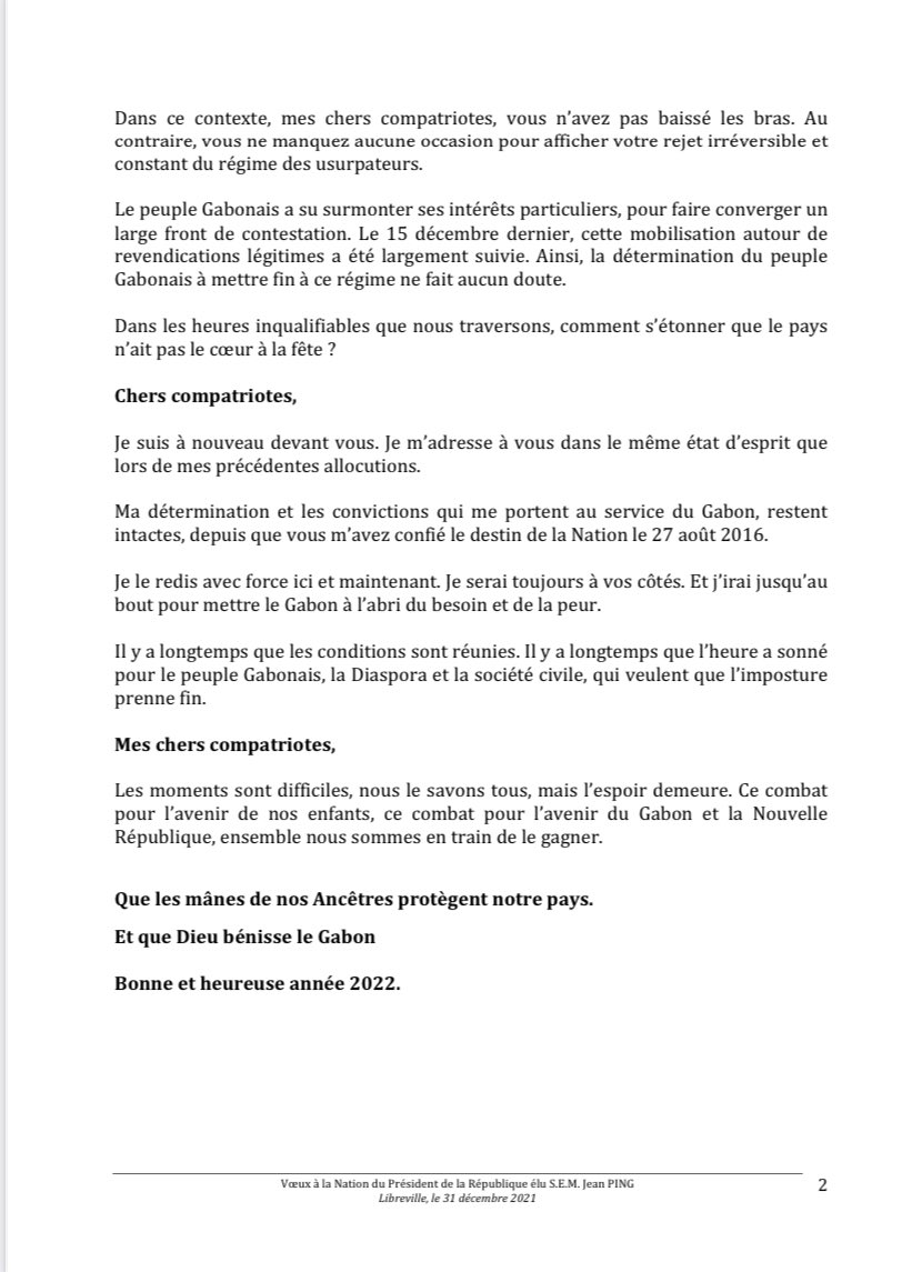PRJeanPing's tweet photo. Mes vœux aux https://t.co/fJfU6HQQs5 pour l'année 2022. https://t.co/4E0s2gmPUZ