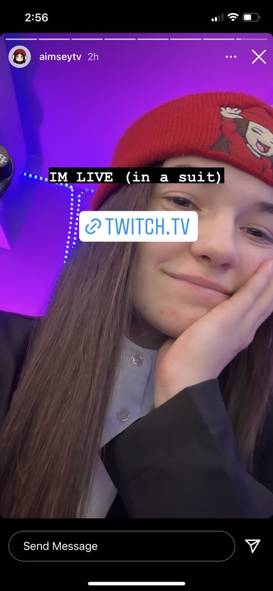 aimsey added to her instagram story !
( two hours ago )