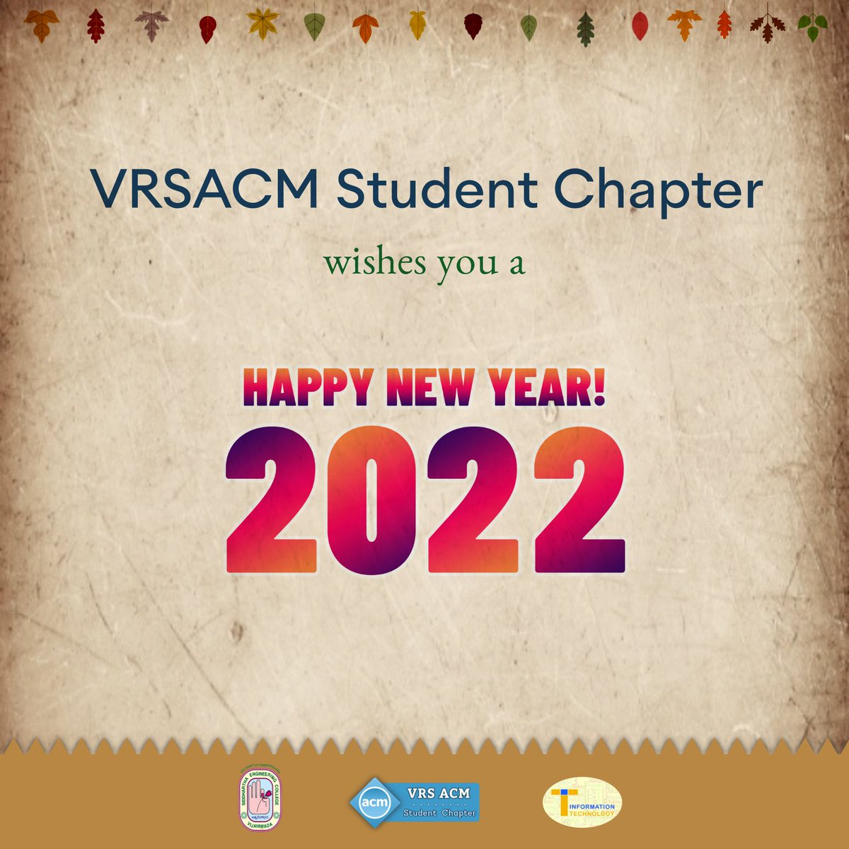 acm_vrsec's tweet image. May this coming year bless you with love, peace, and empowerment! 🥳🥳.

#ACM 
#vrsacm 
#HappyNewYear2022 
@Indiaacm