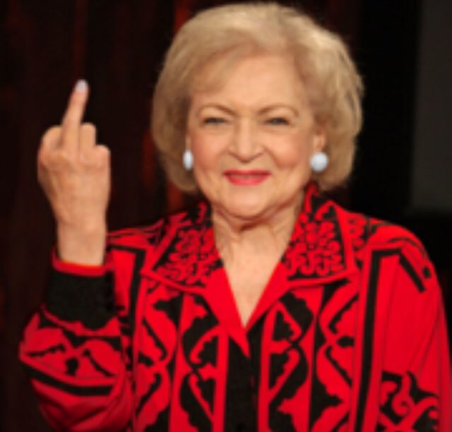 So long and thanks for all the fish! #bettywhite