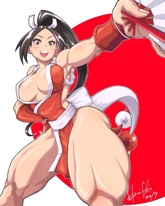 #格ゲーキャラ描こうぜ
お誕生日の不知火舞さん再掲😏 