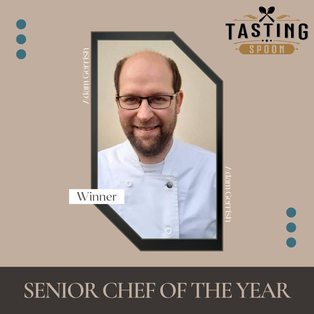 Senior Chef Of The Year
.
Congratulations to Chef Adam Gerrish for winning the 2021 Tasting Spoon Chef Of The Year.
.
.
.
.
#Chef #TastingSpoon #cook #win #awardwinning #winner #food