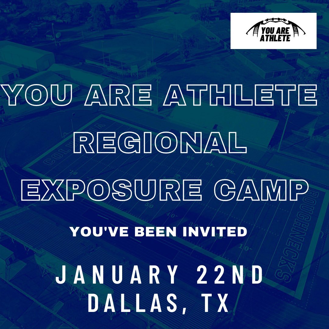 Thanks for the invite <a href="/youareathlete/">You Are Athlete</a>