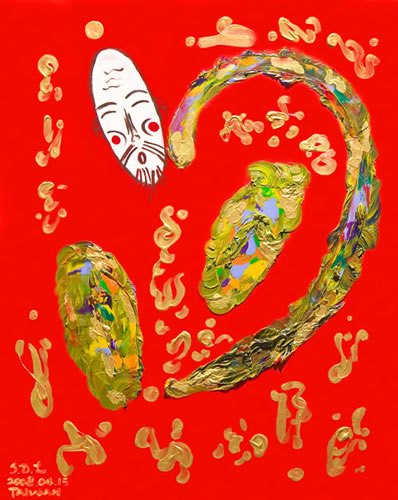 #HappyNewYear2022 🎉🎉🎉
May all your wishes come true in 2022! 

<Great Fortune Is Coming>
Fortune Grandpa Series
Oil on Canvas

#NewYear2022 #NewYear #GoodLuck #GoodHealth 
#painting #art #artwork #artist #ArtistOnTwitter #アート #芸術 #絵 #絵画 #油絵 #arte
