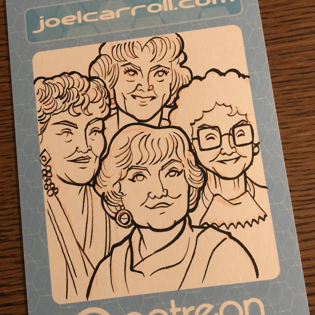 Back in 2019, my niece (7 or 8 at the time), asked me to draw the Golden Girls for her.
#RIPGoldenGirls #greatrun #thankyouforbeingafriend