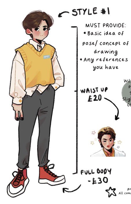 whoop whoop reminder that my comms prices are going up (minimum wage yess bby) in a weeks time from my 2020 prices so if u want a little drawing then 👀👀 https://t.co/QVhyj00mIN 
