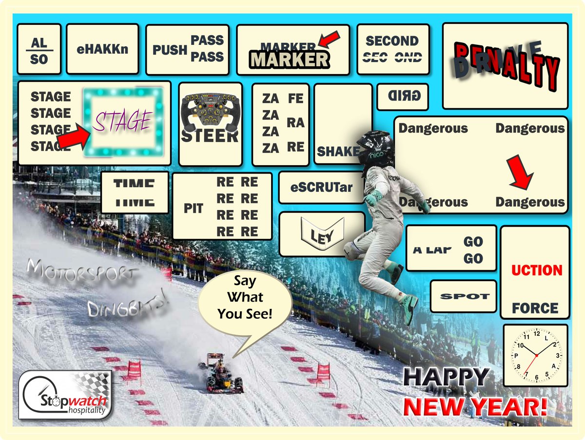 A big thanks to <a href="/dailydingbats/">Daily DINGBATS®</a> for keeping us all scratching our heads through 2021. 

Here are 20 #Motorsport #Dingbats to take us into the #NewYear. 
How many can you get? 

Answers next week.

<a href="/DingbatsGame/">DINGBATS®</a>