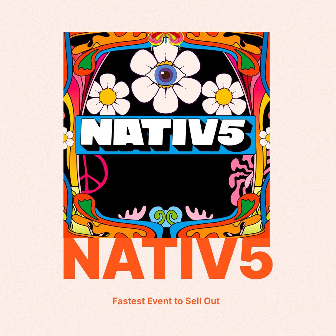 tixdotafrica's tweet photo. The award for the fastest event to sell out goes to Nativ5. @NativeMag  All tickets sold out in a record 45 minutes! 👏🏾 https://t.co/ueHuzn5CAi