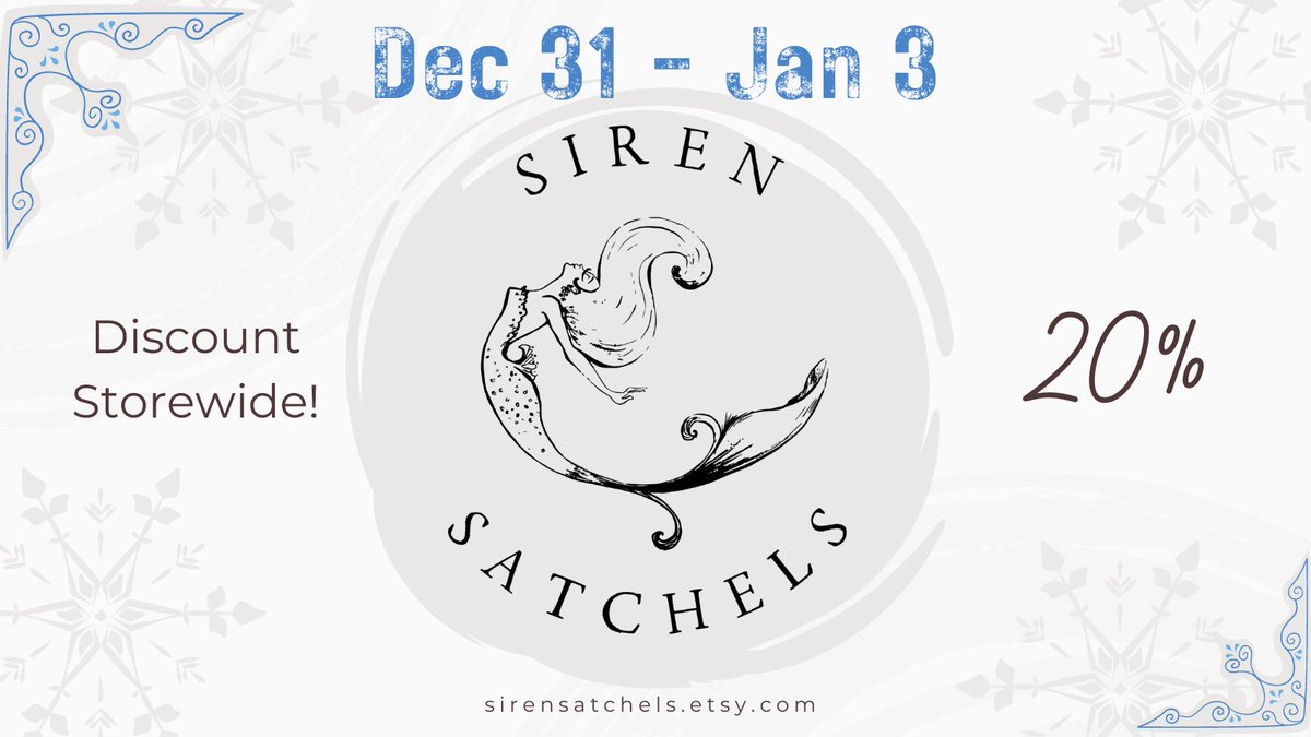 SirenSatchels's tweet photo. Don't miss out on our end-of-the-year sale! Everything (even the grab bags!) is 20% off through January 3rd. π₯π
What types of satchels (aside from drawstring, of course π) would you like to see in our inventory next year?
#dragondefenders #sirensatchels #siliconeprotectors https://t.co/ISL85BnkOb