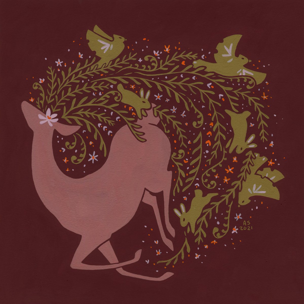 aspenceart's tweet image. I’m Abby, a freelance illustrator who loves painting colorful woodland scenes full of patterns and plants! 

store + portfolio🌿abigailspenceart.com

contact🌿abigailspenceart@gmail.com