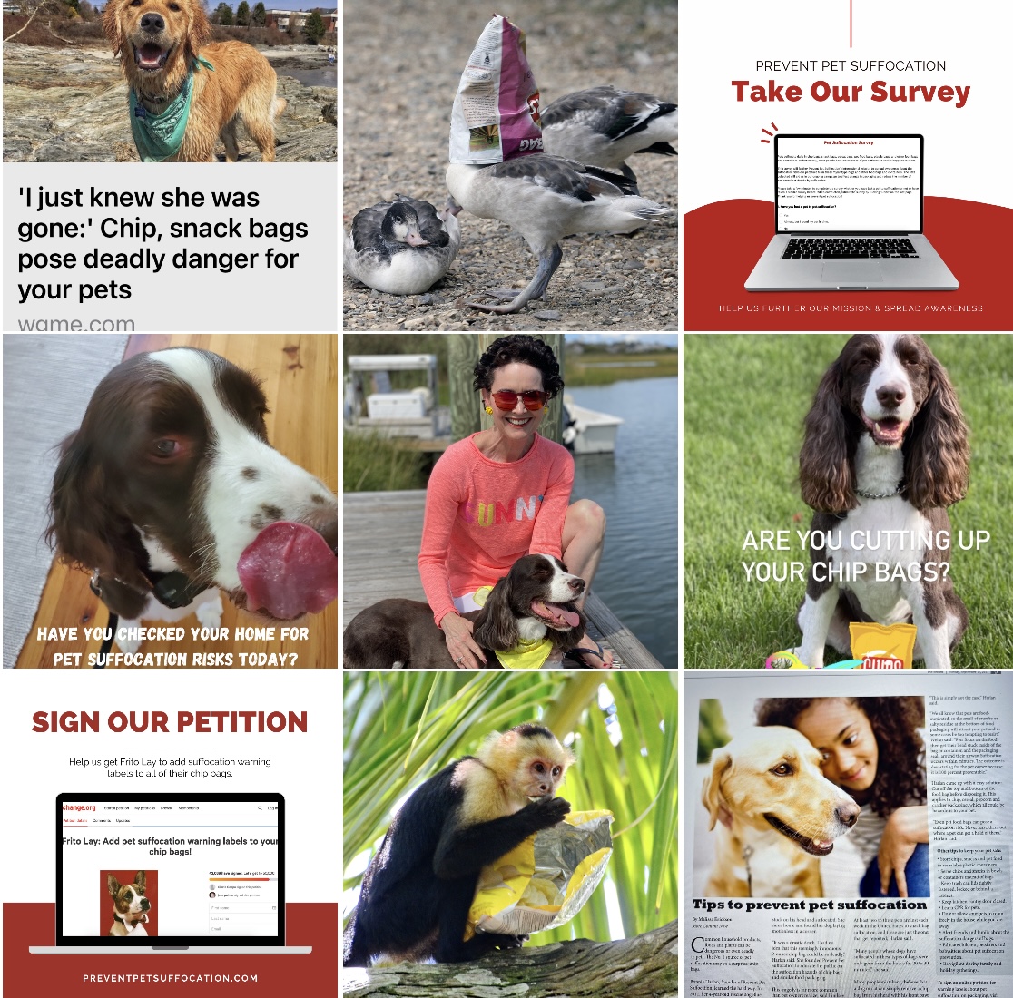 4YouBlue2's tweet photo. As we bid farewell to 2021, our mission at @4YouBlue2 continues to reach people worldwide. Thank you to all of our followers & advocates whose loyal support is priceless. Cheers to 2022! #bestnine2021 #instagram #preventpetsuffocation #petsuffocation #dogsuffocation #petsafety https://t.co/mqQdNJBIPA