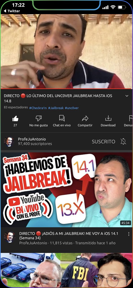 masterkyo007's tweet photo. @ProfeJuAntonio @FouadRaheb Profe estoy en el directo.
Pd: nunca he ganado ㋡ https://t.co/0vY19OImT8