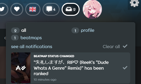 cdhsosej's tweet photo. 1 song. 7 diffs. 8 minutes. 35 (ish) genres.

definitely is and will always be my greatest achievement as a mapper

thanks again to everyone who helped achieve this ;w;!!!!!!!!!!!!!!!!!!!!!!!!!!!!!!!!!!!!!!! https://t.co/NgAEtHh3bT