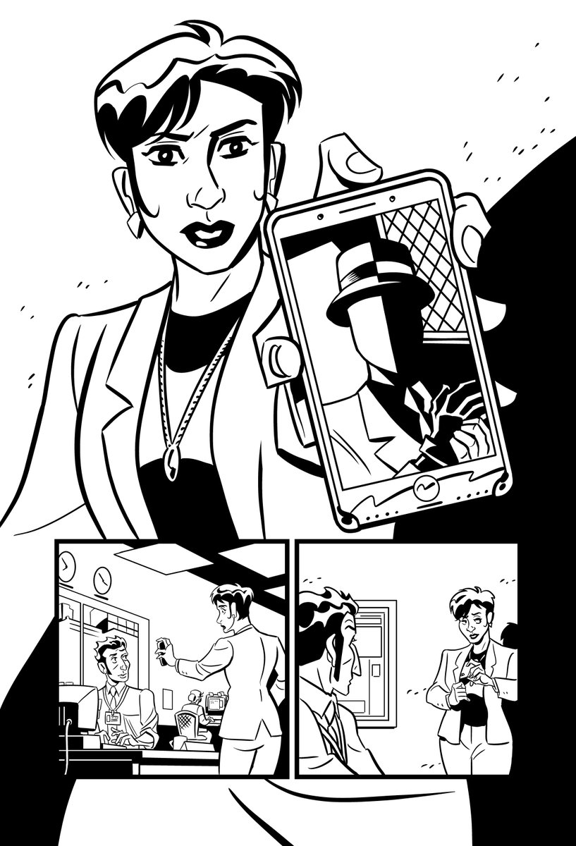 And I returned to traditional format comics when @KarlKesel hired me on for a series of IMPOSSIBLE JONES backups, giving me the chance to work with Mark Waid, Kurt Busiek, Karl himself, and my man Brennan Wagner - in our first sequential collab since WILL EISNER'S THE SPIRIT 