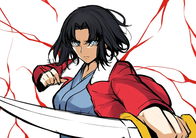新年初rkgkで描いた式
式の髪型めっちゃ難しいね・・・
魔眼の塗り方とか知りたいわよ 