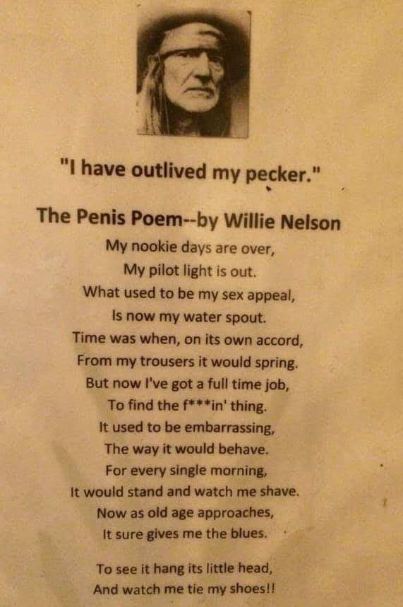 CreekbankCowboy's tweet photo. @CalebWiest According to Willie Nelson things will get worse. https://t.co/Z64MqyZVBG