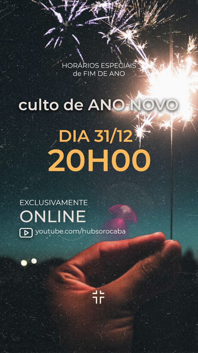 hubsorocaba's tweet photo. Queremos te convidar a estar conosco por alguns instantes, em um tempo de adoração e gratidão, em nossa live de virada de ano.
Aproveite esse tempinho antes das comemorações para agradecer a Deus. Esperamos por você!
https://t.co/EKELIcRi50 https://t.co/7hWFd4gjnE